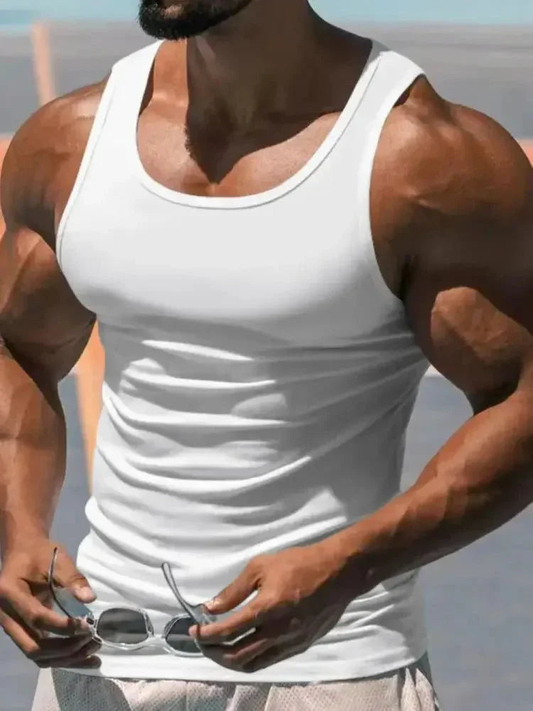 Men's Plus Size Wide Strap Tank - Update AvenueTrendsi1004007226743591004007226743595360d113 - 96db - 4b62 - 91f1 - 231794b01e52 - MaxWhite