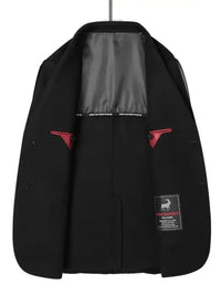 Men's Plus Size Wool Long Sleeve Outerwear