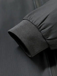 Men's Plus Size Zip Up Long Sleeve Jacket