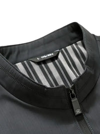 Men's Plus Size Zip Up Long Sleeve Jacket