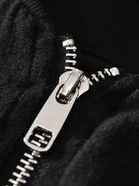 Men's Plus Size Zip Up Long Sleeve Jacket
