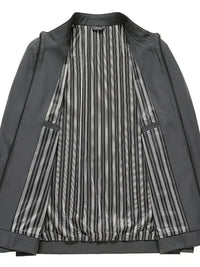 Men's Plus Size Zip Up Long Sleeve Jacket