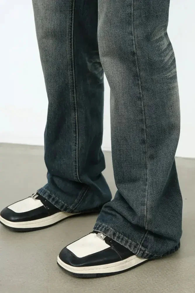 Men's Pocketed Bootcut Jeans - Update AvenueTrendsi100400094936205100400094936205Men's Pocketed Bootcut JeansDark