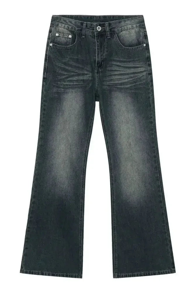 Men's Pocketed Bootcut Jeans - Update AvenueTrendsi100400094936205100400094936205Men's Pocketed Bootcut JeansDark