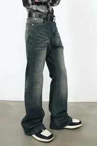 Men's Pocketed Bootcut Jeans - Update AvenueTrendsi100400094936205100400094936205Men's Pocketed Bootcut JeansDark