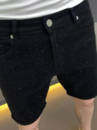 Men's Pocketed Demin Shorts - Update AvenueTrendsi100400502230611100400502230611Men's Pocketed Demin ShortsBlack