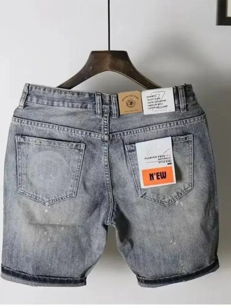 Men's Pocketed Denim Shorts - Update AvenueTrendsi100400713367057100400713367057Men's Pocketed Denim ShortsLight Gray