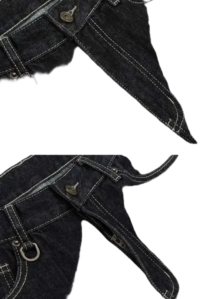 Men's Pocketed Loose Fit Denim Shorts