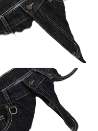 Men's Pocketed Loose Fit Denim Shorts