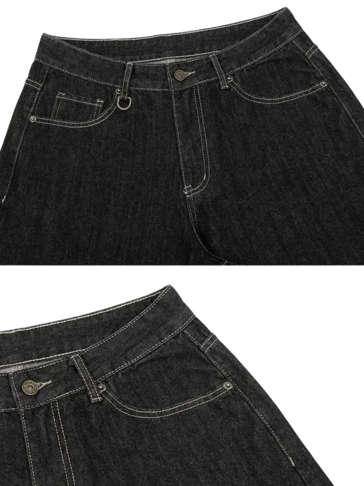 Men's Pocketed Loose Fit Denim Shorts
