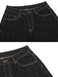 Men's Pocketed Loose Fit Denim Shorts