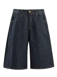 Men's Pocketed Loose Fit Denim Shorts