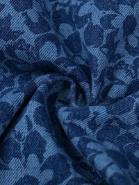 Men's Printed Wide Leg Jeans