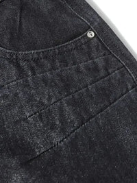 Men's Printed Wide Leg Jeans