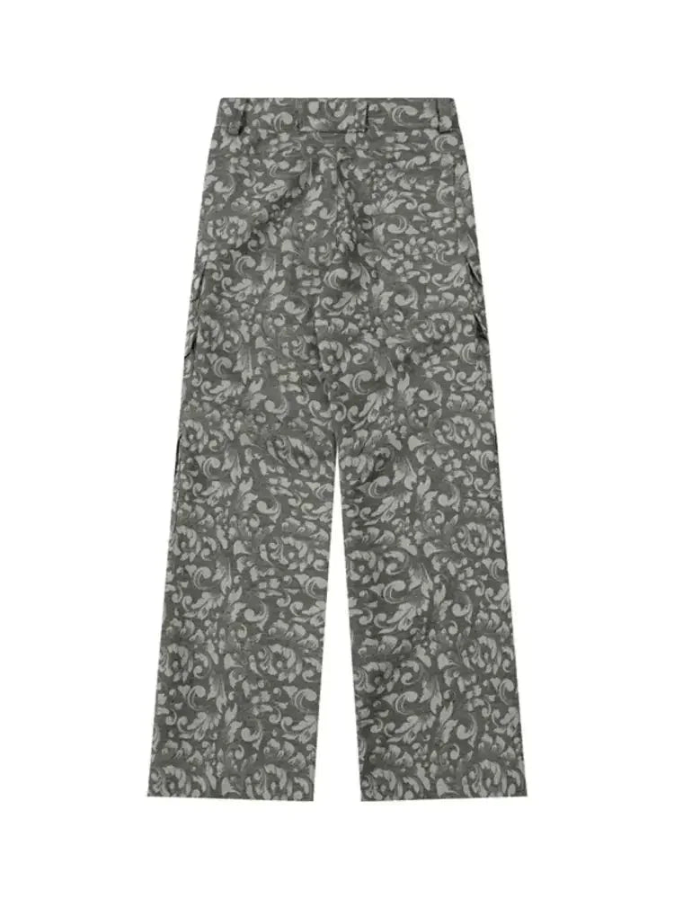 Men's Printed Wide Leg Jeans - Update AvenueTrendsi100400001217099100400001217099Men's Printed Wide Leg JeansGray