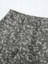 Men's Printed Wide Leg Jeans - Update AvenueTrendsi100400001217099100400001217099Men's Printed Wide Leg JeansGray