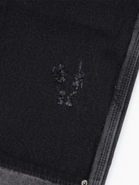 Men's Raw Hem Wide Leg Jeans