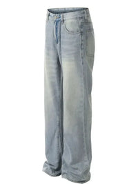 Men's Relaxed Fit Wash Wide Leg Jeans - Update AvenueTrendsi100400124116641100400124116641Men's Relaxed Fit Wash Wide Leg JeansBlue