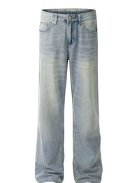 Men's Relaxed Fit Wash Wide Leg Jeans - Update AvenueTrendsi100400124116641100400124116641Men's Relaxed Fit Wash Wide Leg JeansBlue