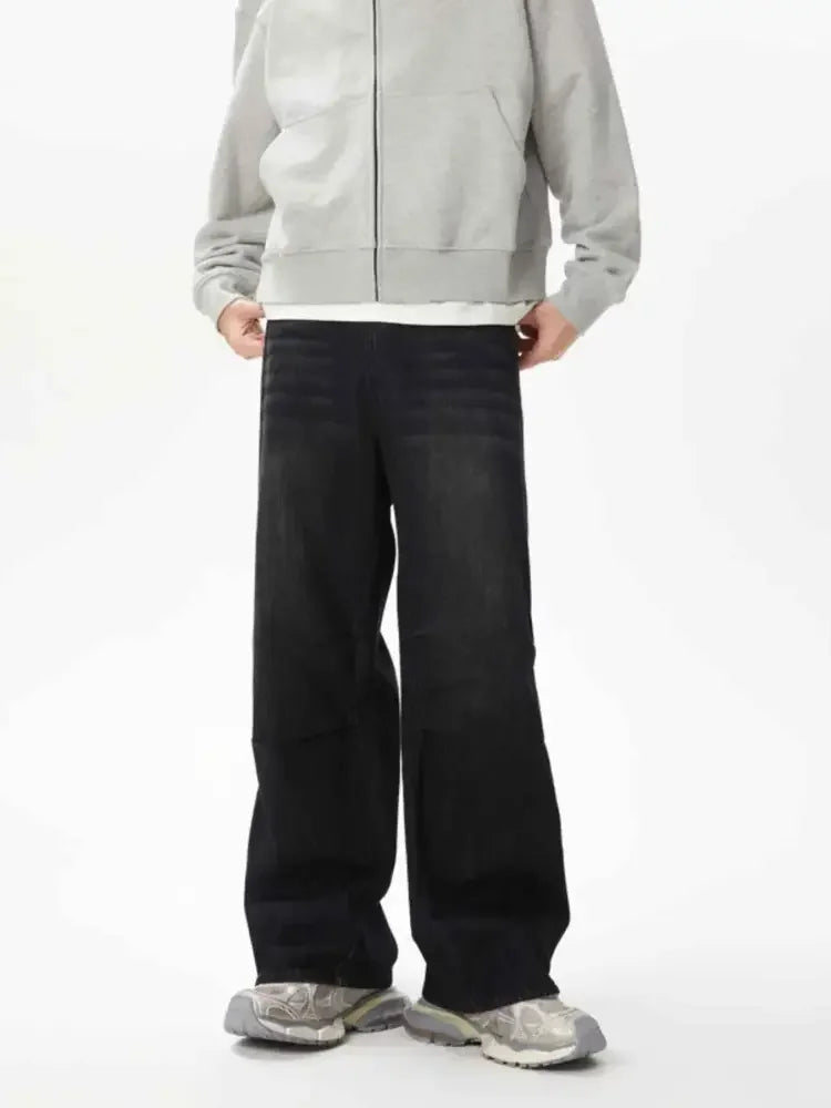 Men's Relaxed Fit Wide Leg Jeans