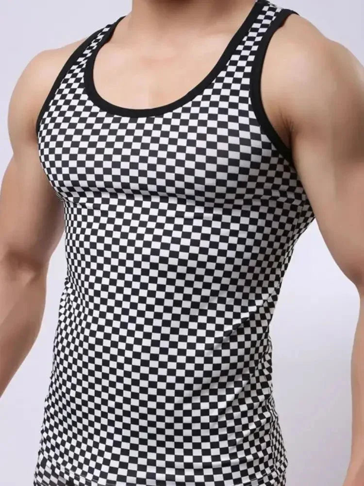 Men's Round Neck Checkered Tank - Update AvenueTrendsi100400228592724100400228592724dba3058f - 49b8 - 4de3 - 8c53 - 6edd0ecc4a78 - MaxBlack