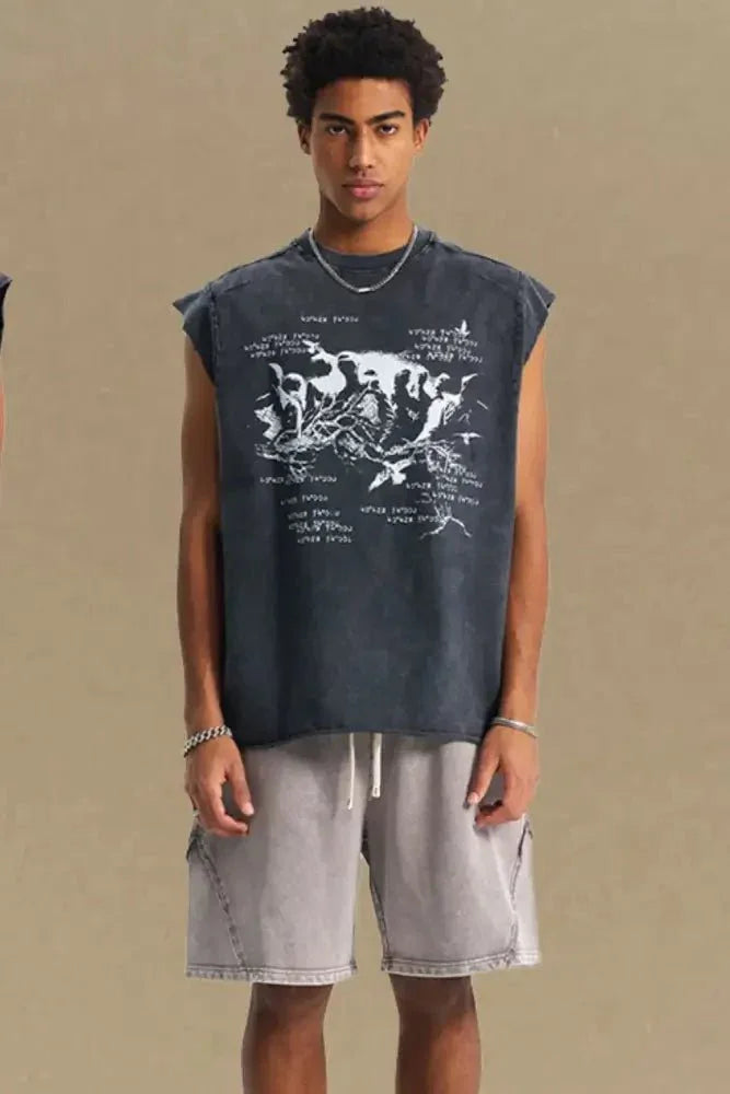 Men's Round Neck Graphic Tank - Update AvenueTrendsi10040089130498110040089130498107086f80 - 686f - 4df3 - 8336 - c686f9d51f82 - Max - OriginBlack
