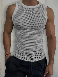 Men's Round Neck Hollow Out Sleeveless Knit Top - Update AvenueTrendsi1004009162045601004009162045602e757d3d - 1e6d - 413d - bfd3 - 4e11c0fe58e8 - MaxGray