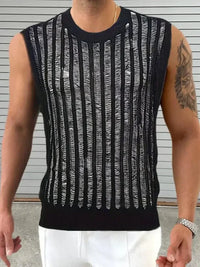 Men's Round Neck Hollow Out Sleeveless Top - Update AvenueTrendsi1004005048979791004005048979799eefc696 - 4ea6 - 42b1 - 826f - 479569dca722 - MaxBlack