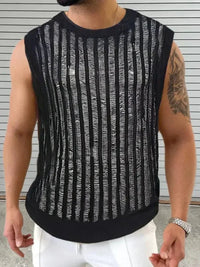 Men's Round Neck Hollow Out Sleeveless Top - Update AvenueTrendsi1004005048979791004005048979790a8b6a60 - 312f - 48d5 - 9ad3 - 285ac4ed99ae - MaxBlack