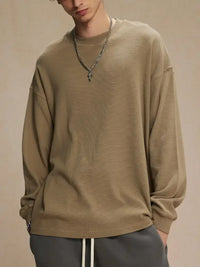 Men's Round Neck Long Sleeve T-Shirt