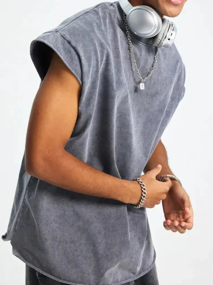 Men's Round Neck Tank - Update AvenueTrendsi100400140209160100400140209160deda0e73 - 8cb5 - 4756 - 8e03 - 0e43a92d8c13 - Max - OriginWashed Carbon Gray