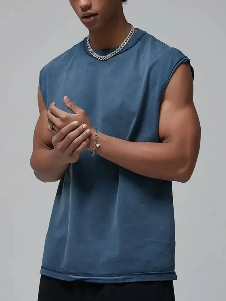 Men's Round Neck Tank - Update AvenueTrendsi1004005407890381004005407890387352bea2 - fed3 - 4610 - 866b - 622a67b600b1 - Max - OriginBatik Purplish Blue