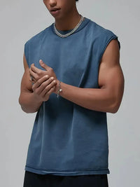 Men's Round Neck Tank - Update AvenueTrendsi1004005407890381004005407890387352bea2 - fed3 - 4610 - 866b - 622a67b600b1 - Max - OriginBatik Purplish Blue