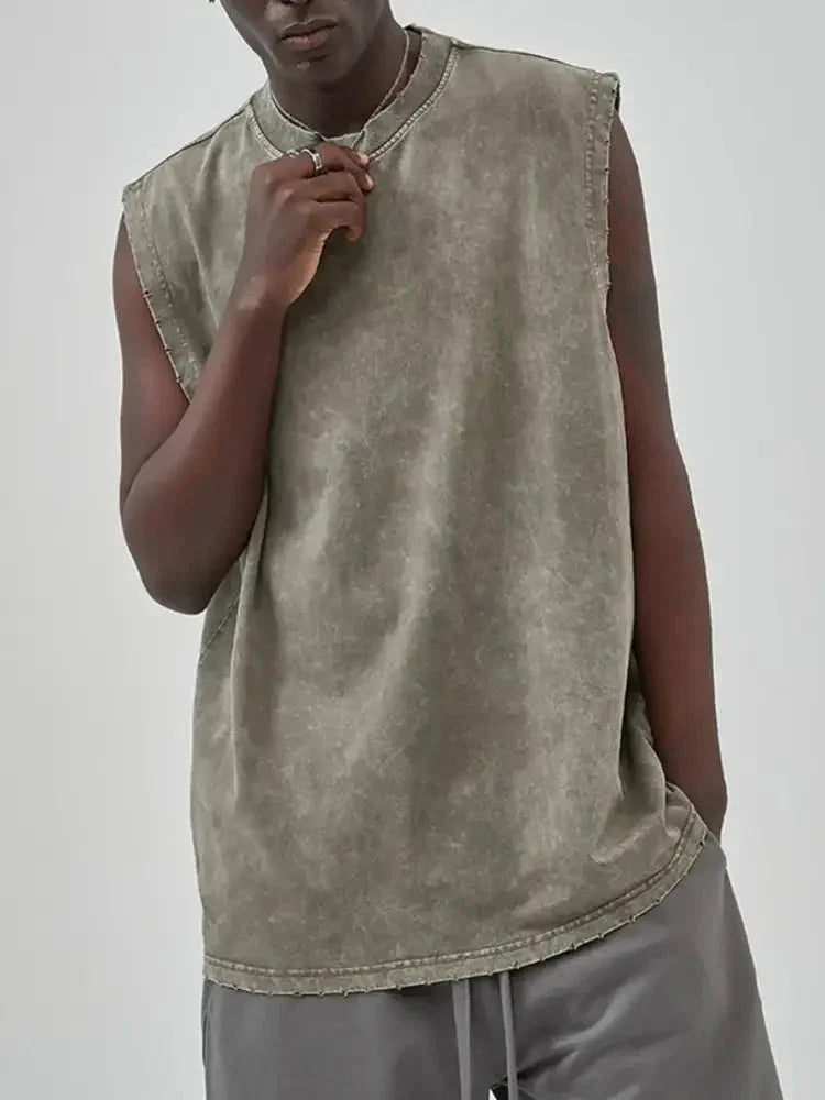 Men's Round Neck Washed Tank - Update AvenueTrendsi10040067577169810040067577169872c5c041 - 73bc - 4543 - a575 - 266a94000f70 - Max - OriginBatik Light Gray