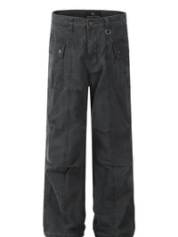 Men's Ruched Cargo Straight Jeans with Multiple Pockets - Update AvenueTrendsi100400555868894100400555868894Men's Ruched Cargo Straight Jeans with Multiple PocketsCharcoal Gray