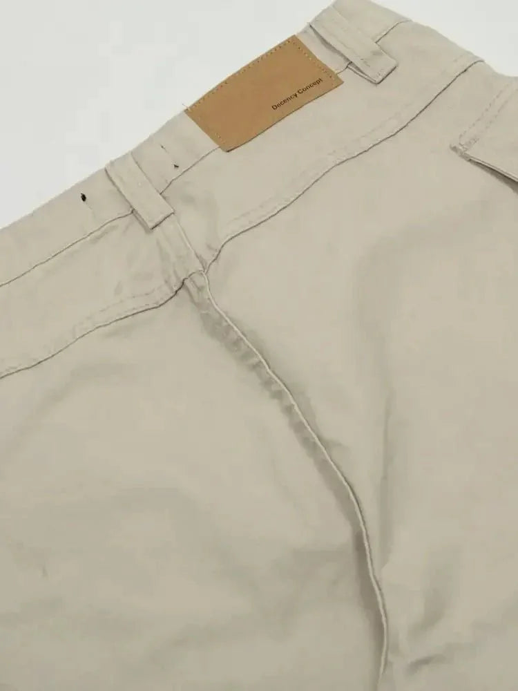 Men's Ruched Cargo Straight Jeans with Multiple Pockets - Update AvenueTrendsi100400555868894100400555868894Men's Ruched Cargo Straight Jeans with Multiple PocketsCharcoal Gray