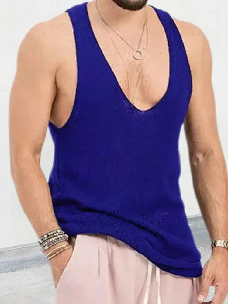 Men's Scoop Neck Knit Tank - Update AvenueTrendsi1004009467228591004009467228597990d557 - cb3c - 46e6 - b508 - c5dcbaf3a3e6 - MaxNavy