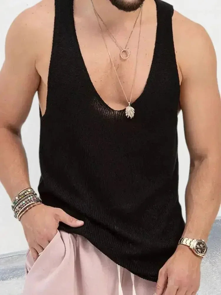 Men's Scoop Neck Knit Tank - Update AvenueTrendsi1004009467247171004009467247174c3863c7 - 4640 - 46c7 - a781 - 738bafac1275 - MaxBlack