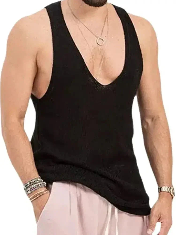 Men's Scoop Neck Knit Tank - Update AvenueTrendsi1004009467247171004009467247176823909c - 4f3d - 4f58 - 8a0c - 0f29bc78e99d - MaxBlack