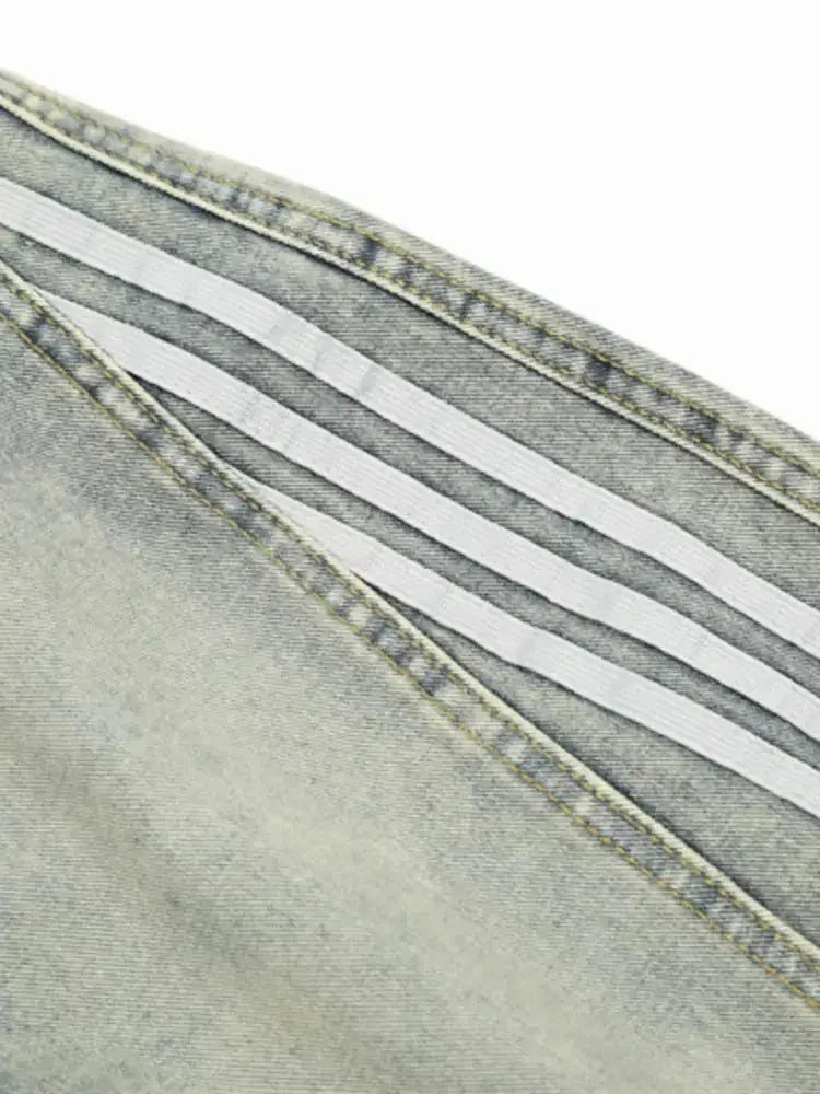 Men's Side Striped Wide Leg Jeans - Update AvenueTrendsi100400282725129100400282725129Men's Side Striped Wide Leg JeansDark Blue