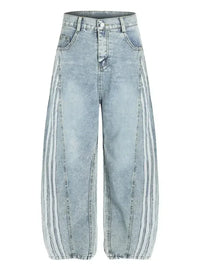 Men's Side Striped Wide Leg Jeans - Update AvenueTrendsi100400282726373100400282726373Men's Side Striped Wide Leg JeansLight Blue