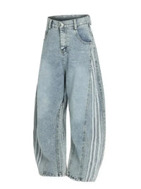 Men's Side Striped Wide Leg Jeans - Update AvenueTrendsi100400282726373100400282726373Men's Side Striped Wide Leg JeansLight Blue