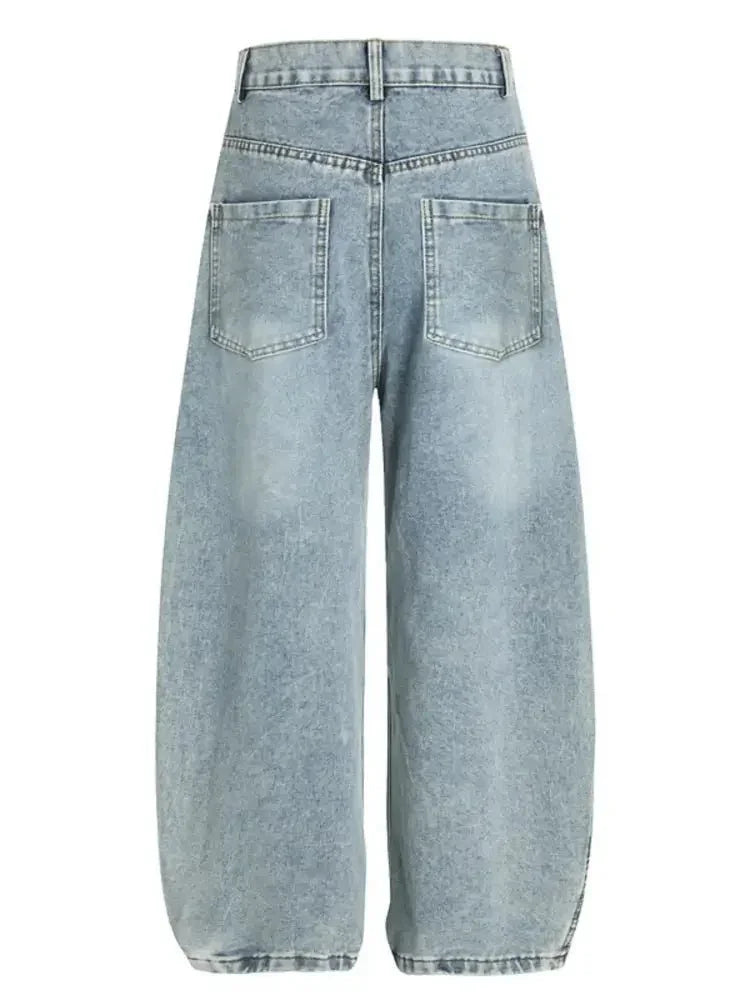 Men's Side Striped Wide Leg Jeans - Update AvenueTrendsi100400282726373100400282726373Men's Side Striped Wide Leg JeansLight Blue