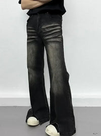 Men's Slit Flare Jeans