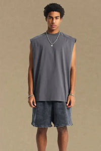 Men's Solid Color Round Neck Tank - Update AvenueTrendsi100400202076343100400202076343dd596e1e - 93e7 - 4a85 - 842e - 36f8c74ad4fe - Max - OriginDark Gray