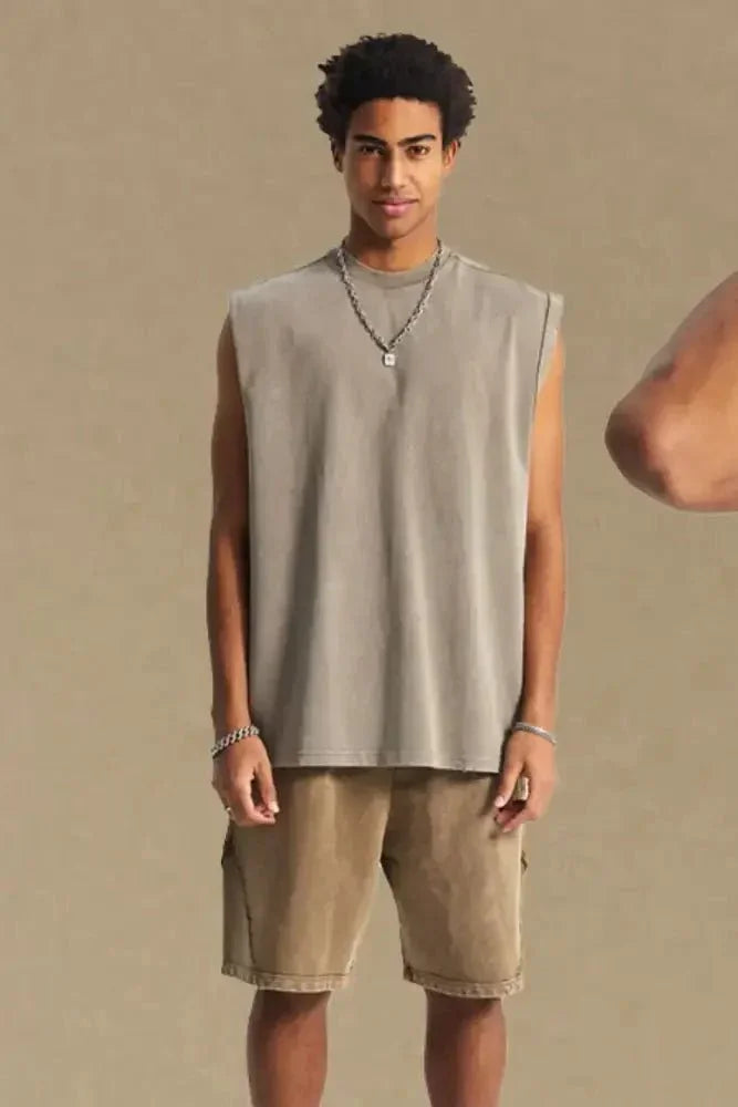 Men's Solid Color Round Neck Tank - Update AvenueTrendsi100400691008819100400691008819a807d5d8 - 4147 - 4c60 - b313 - ccc52b9053af - Max - OriginSage