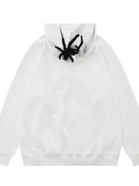 Men's Spider Graphic Oversized Hoodie with Side Button Details - Update AvenueHalloweenTrendsi100400156350338100400156350338099d25edb2944ce7942615c8b2b0ac75 - Max - OriginWhite