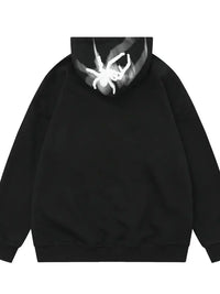 Men's Spider Graphic Oversized Hoodie with Side Button Details - Update AvenueHalloweenTrendsi1004001563565021004001563565021679f51dd7bc49d2af74f9b8ede0f197 - Max - OriginBlack