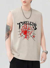 Men's Spider Round Neck Tank - Update AvenueTrendsi1004006442537461004006442537462fb2ca0d5c0c42dbb54a04e46faf8996 - Max - OriginApricot