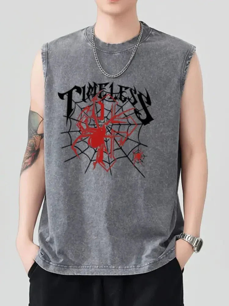Men's Spider Round Neck Tank - Update AvenueTrendsi100400644259104100400644259104f1776fb8 - 5192 - 43c0 - bd95 - b43f79bce93a - Max - OriginGrey